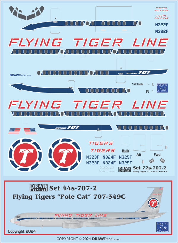 Flying Tigers "Pole Cat" 707-349C - Image 3