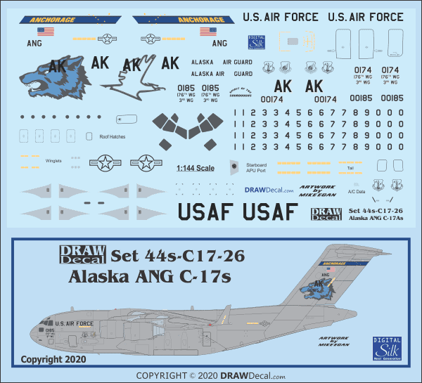 Decal for the Alaska ANG C-17s.