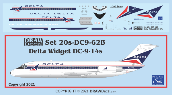 Delta Air Lines Widget DC-9-14s - Image 4