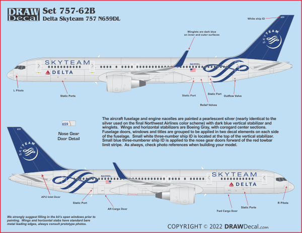 Delta Air Lines Skyteam 757 - Image 2
