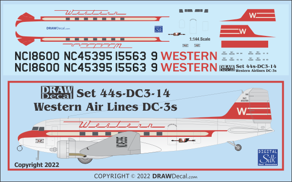 Western Air Lines DC-3s