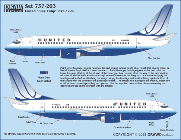 United Airlines "Blue Tulip" 737-300s - Image 2