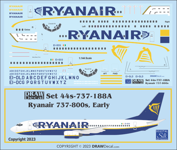 Ryanair 737-800s, Early Version