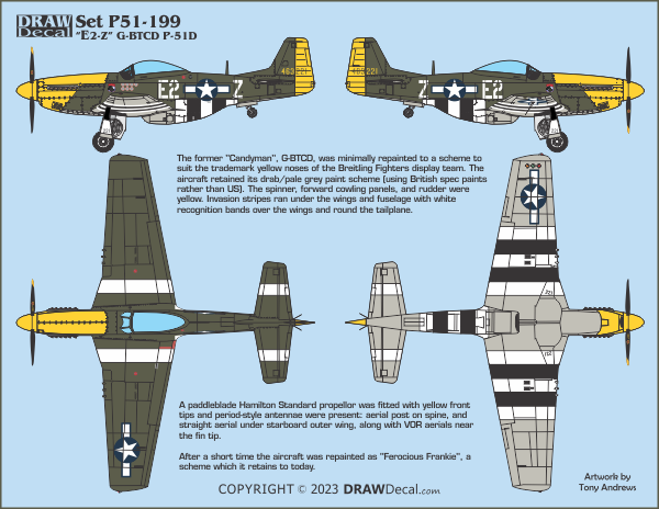 “E2-Z” G-BTCD P-51D - Image 2