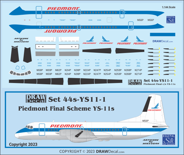 Piedmont Final Scheme YS-11s
