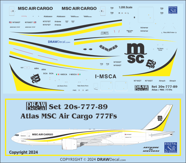 Atlas Air MSC Air Cargo 777-200Fs - Image 3