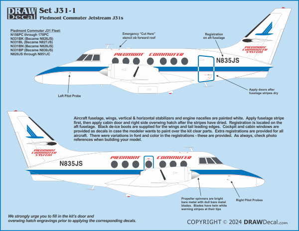 Piedmont Commuter Jetstream 31s - Image 2