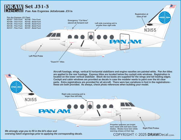 Pan Am Express Jetstream 31s - Image 2