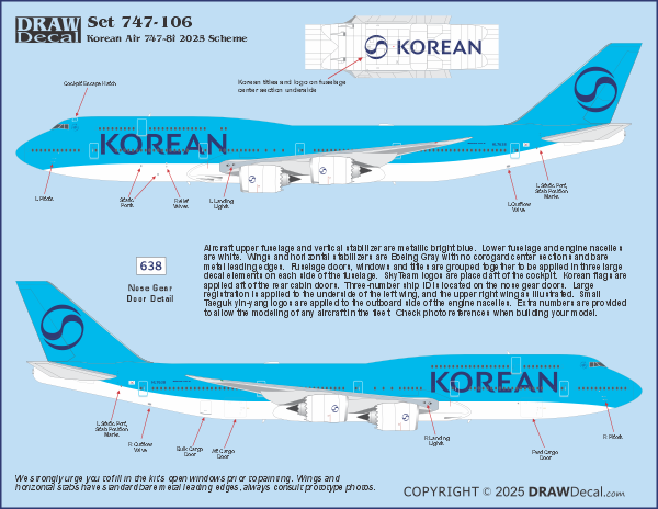 Korean Air 747-8i 2025 Scheme - Image 2