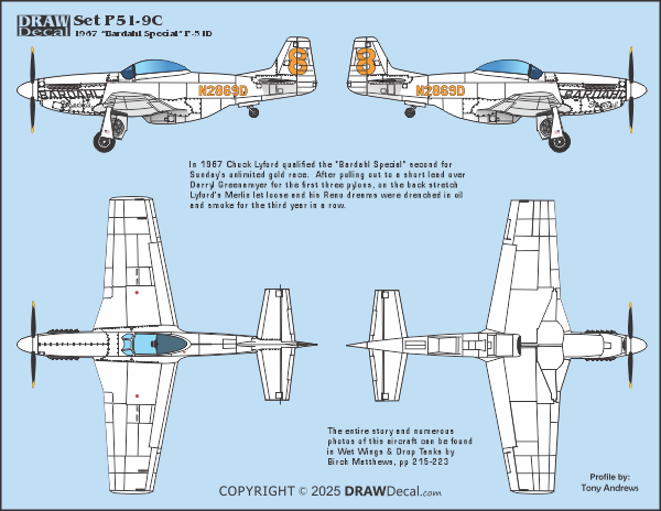 "Bardahl Special" P-51D 1967 Version - Image 2