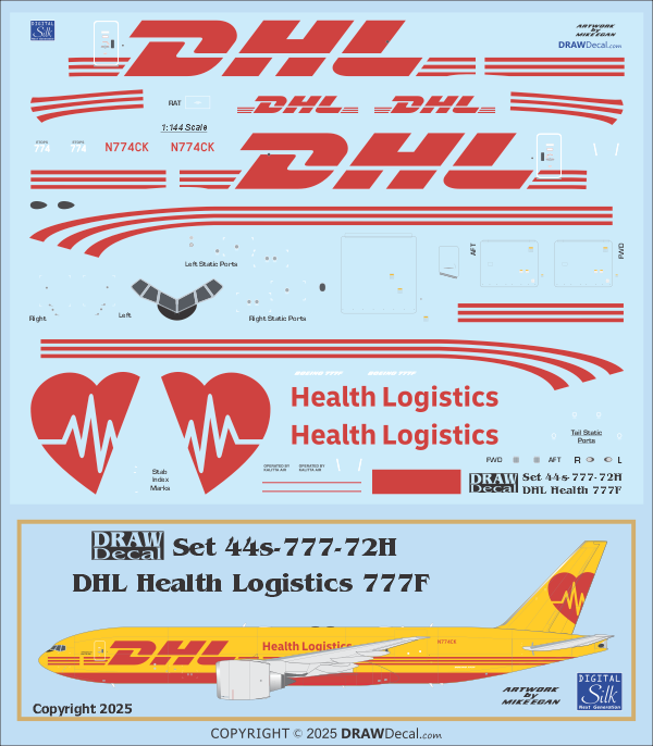 DHL Health Logistics 777F