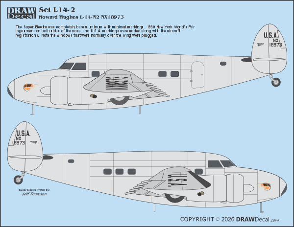 Howard Hughes Lockheed Super Electra NX18973 - Image 2